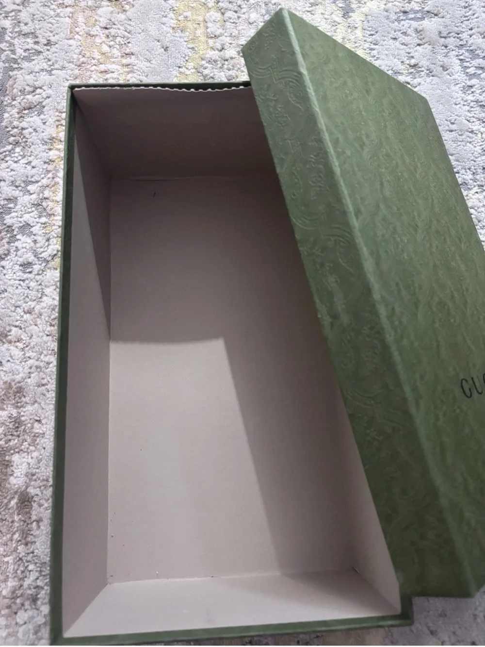 Gucci Empty Green Gift Box 8x14.5x5 Inch